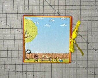 BBQ Picnic Themed Scrapbook Photo Album