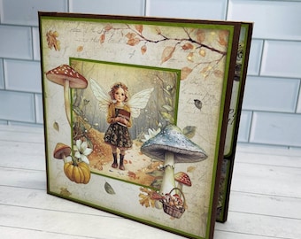 Whispering Woods Fairy Themed Scrapbook Photo Album