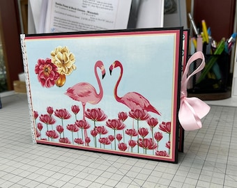 Flamingo Paradise Scrapbook Photo Album