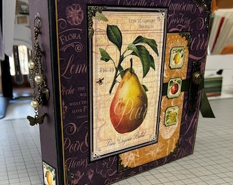 Botanical Flora Scrapbook Photo Album
