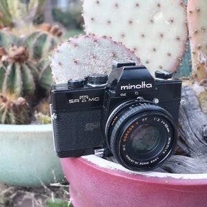 Minolta SR-T MC Rokkor-X Lens 35mm Vintage Film Camera SLR Analog Photography srtmc