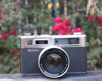 1968 Yashica Electro 35 G Yashinon-DX Lens 35mm Vintage Film Rangefinder Camera SLR Analog Photography
