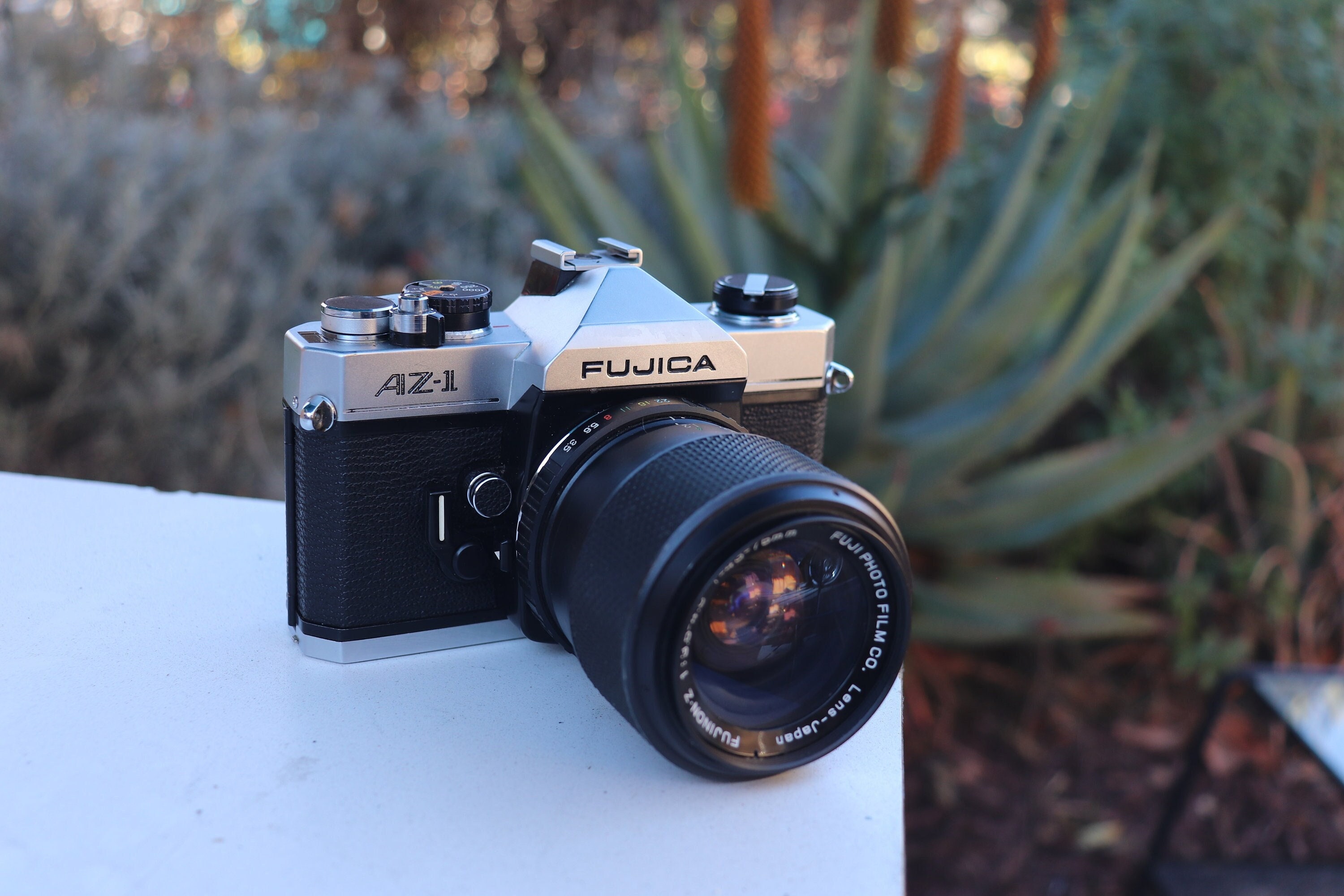 1978 Fujica AZ-1 Fujinon Lens 1:3.5-4.5 *silver* Vintage