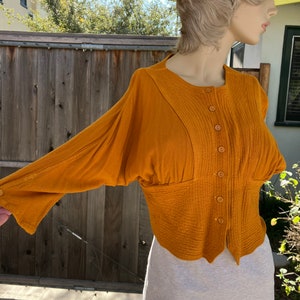 Vintage Choli Crop Top small