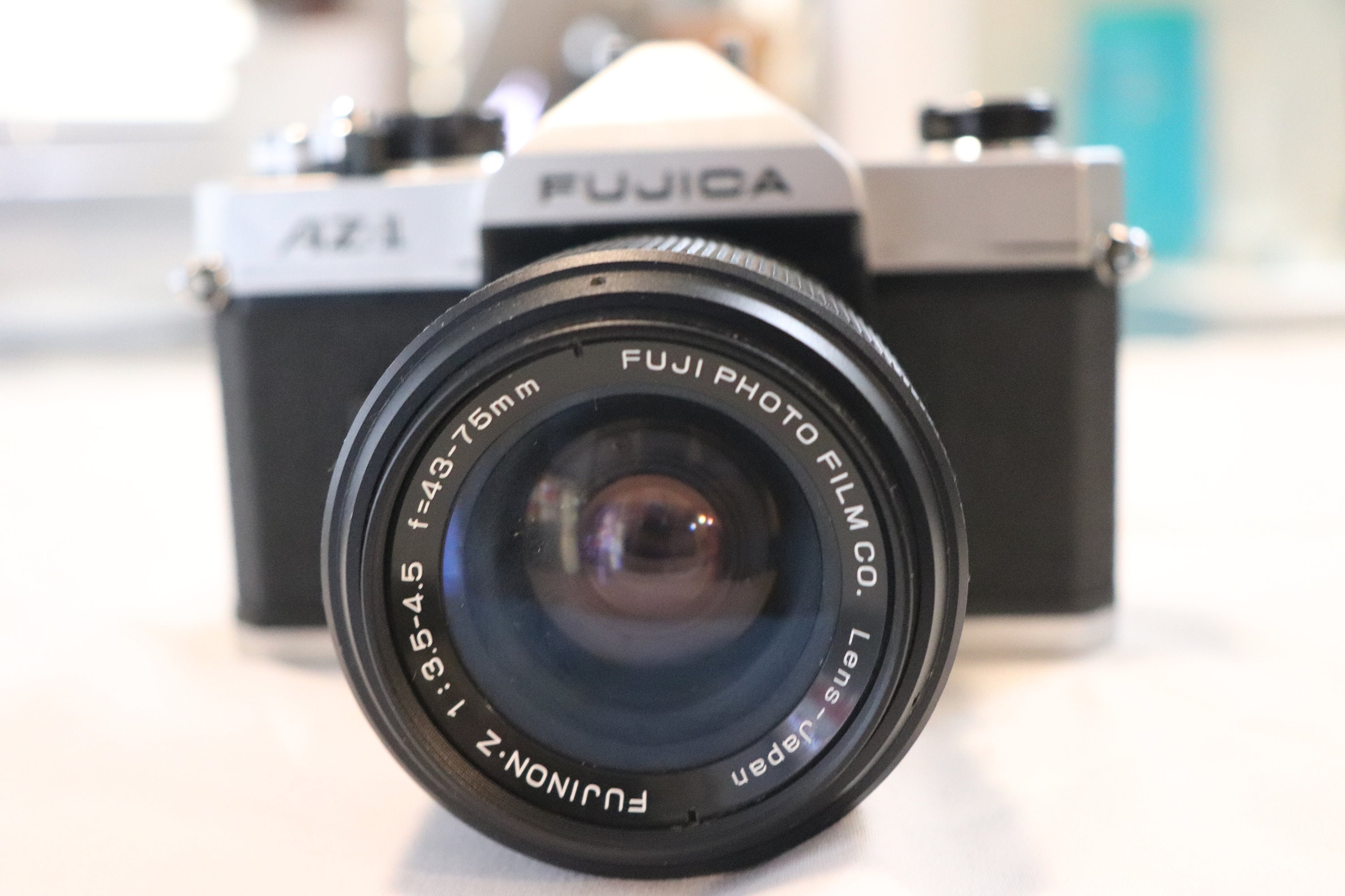 1978 Fujica AZ-1 Fujinon Lens 1:3.5-4.5 *silver* Vintage Film