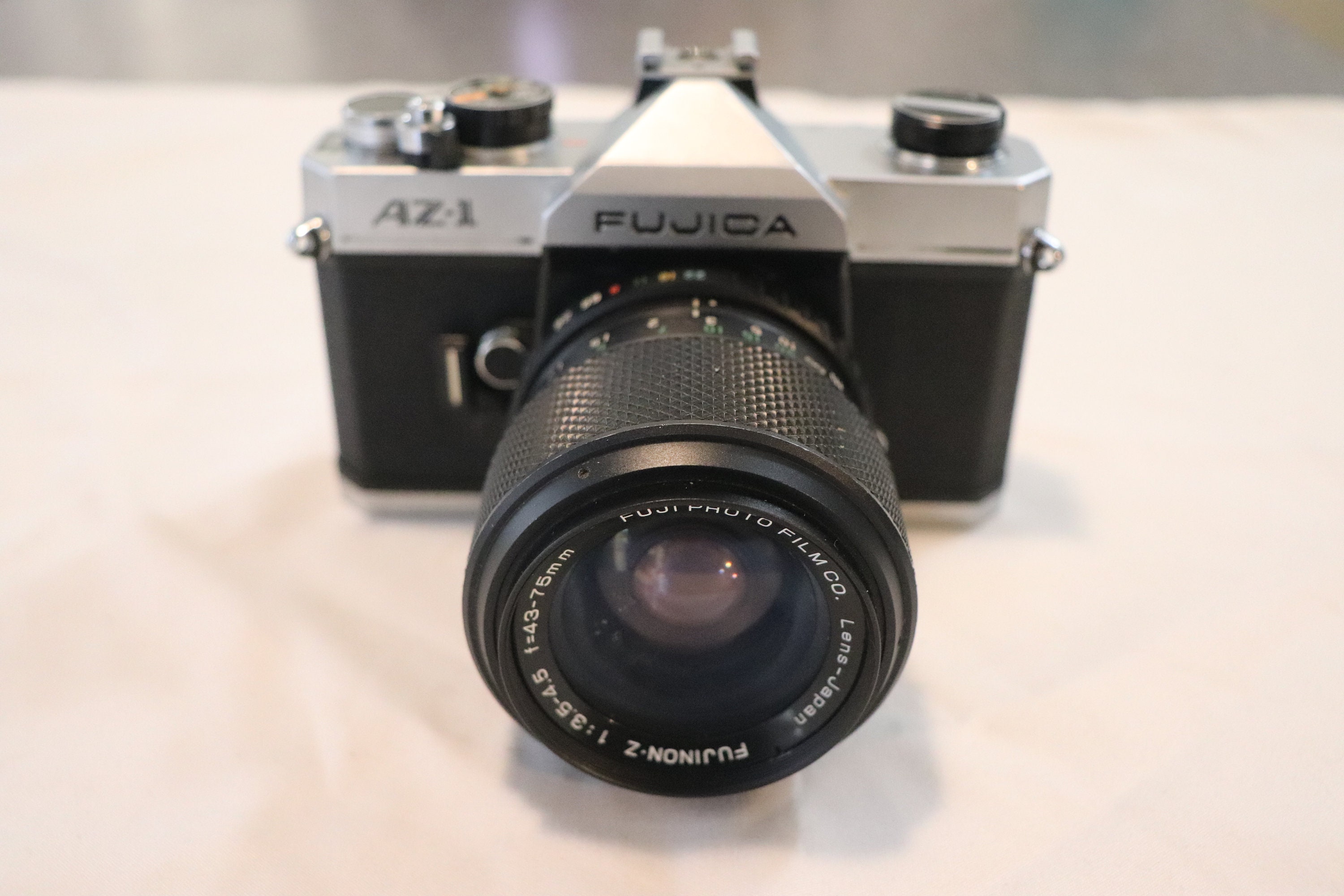 1978 Fujica AZ-1 Fujinon Lens 1:3.5-4.5 *silver* Vintage Film