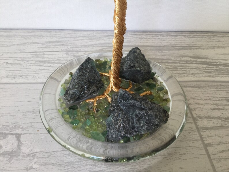 55th Wedding Anniversary Gift.Emerald Gemstone Tree