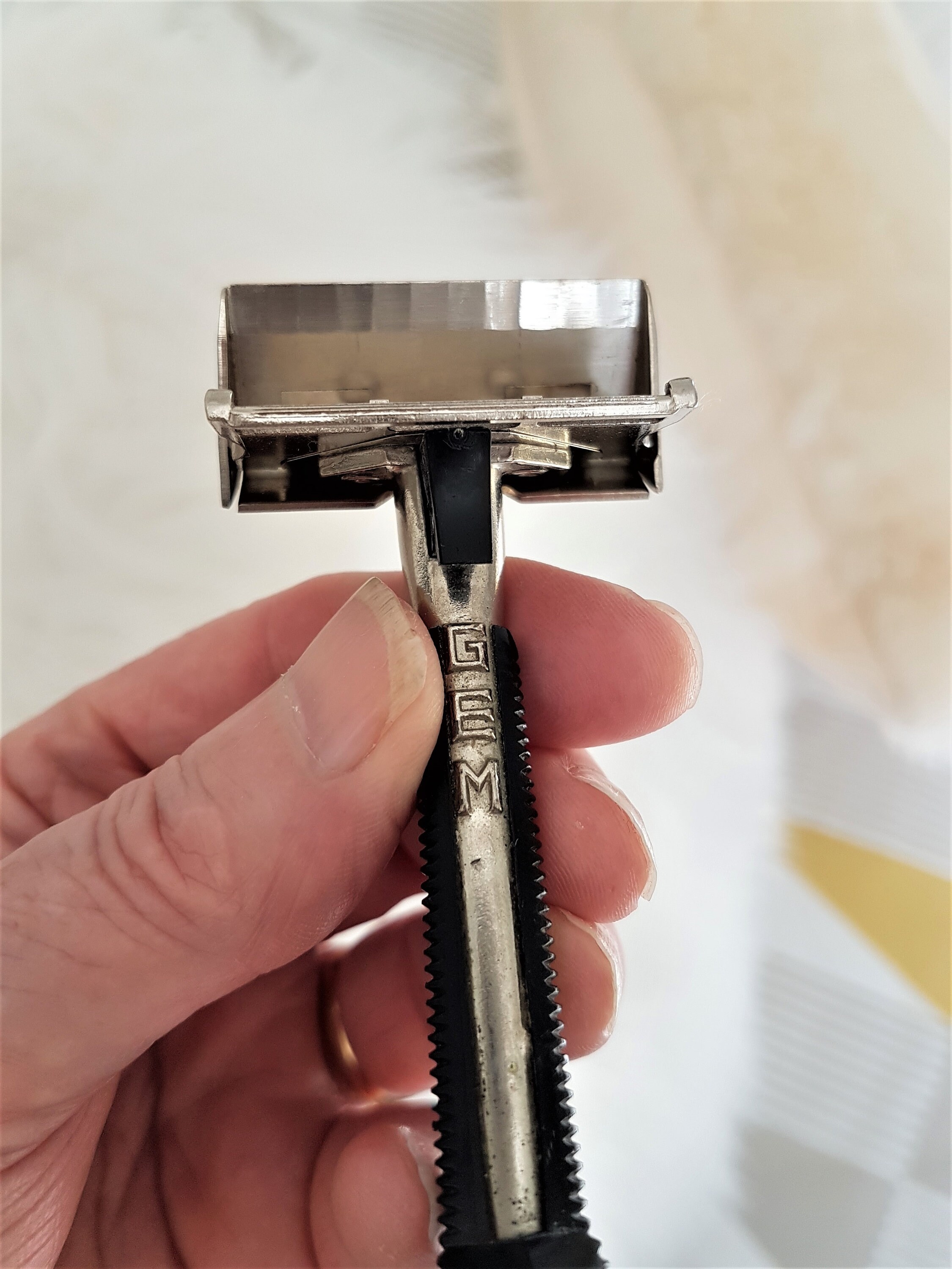 Gem Push Button razor a rare hybrid Ever Ready/Gem single Etsy