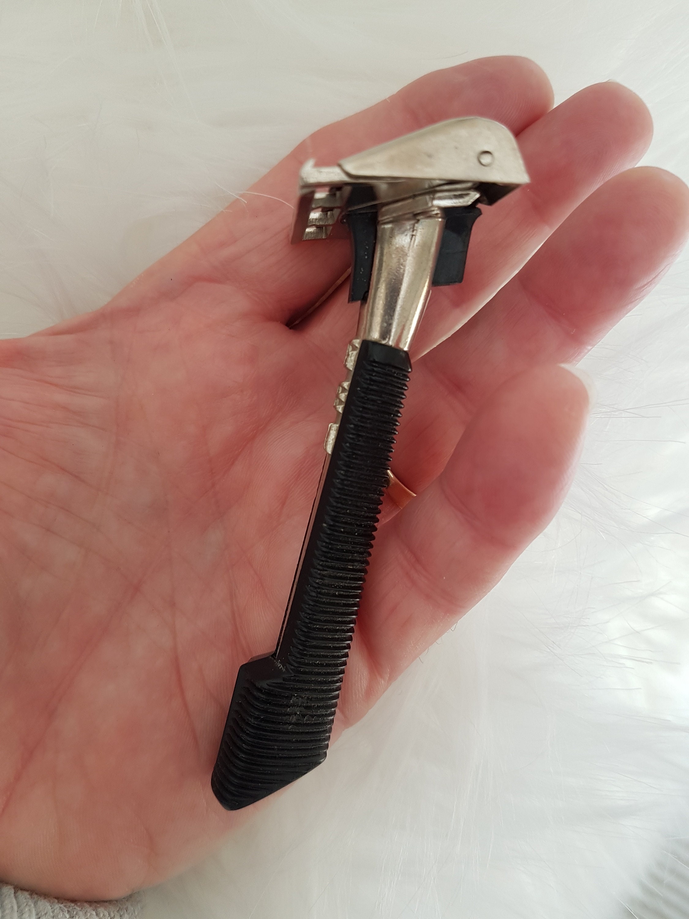 Gem Push Button razor a rare hybrid Ever Ready/Gem single Etsy