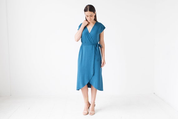 modal wrap dress