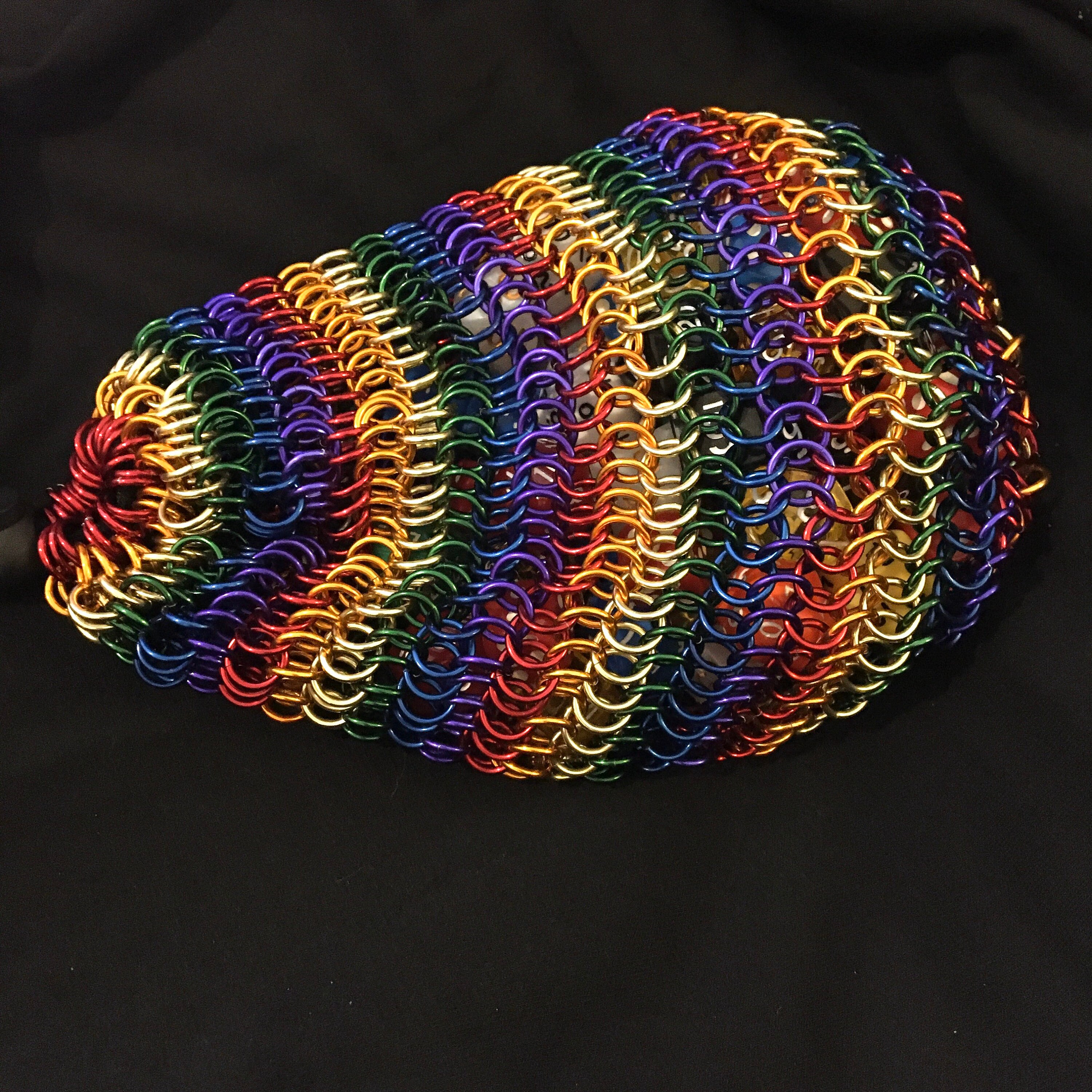 Chainmaille Dice Bag Rainbow Monster Bag Massive Dice Bag in Etsy