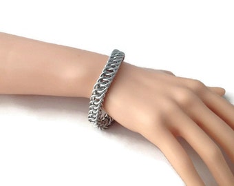 Chunky Chainmaille Bracelet - Men's Big and Chunky Bracelet