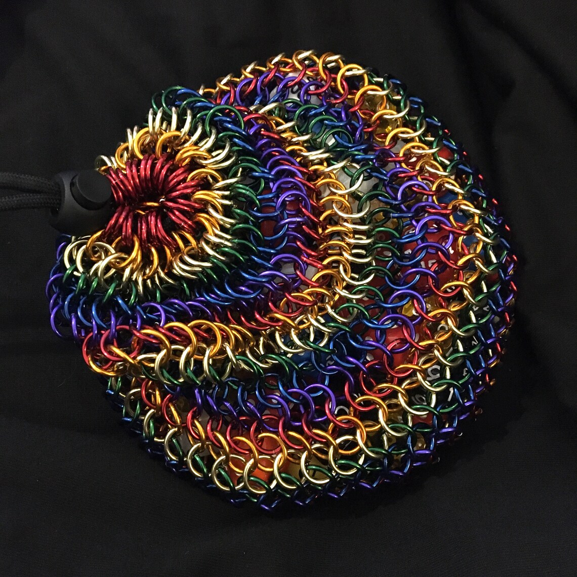 Chainmaille Dice Bag Rainbow Monster Bag Massive Dice Bag in Etsy