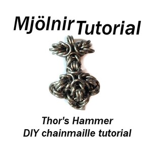 Tutoriel Mjölnir - Tutoriel Chainmaille - Tutoriel DIY Marteau de Thor