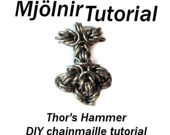 Mjölnir Tutorial - Chainmaille Tutorial - Thor's Hammer DIY Tutorial