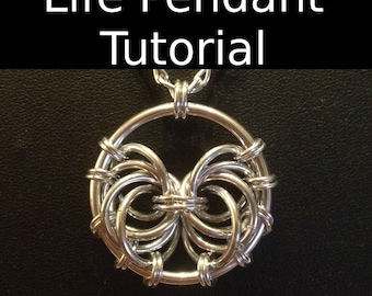 Life Pendant Tutorial - Chainmaille Tutorial - Intermediate Chainmaille Pendant Tutorial