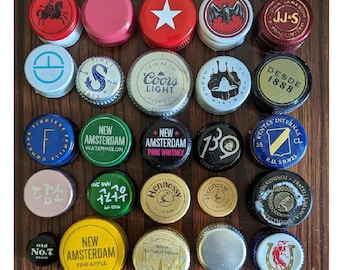 Lot of Assorted Mix Collectable Beer Drink Wine Liquor Used Aluminum Bottle Caps