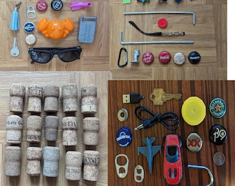 Atlantic Ocean Beach Trash Lot: 15 pieces Steampunk Art Supplies Recycling Salvage