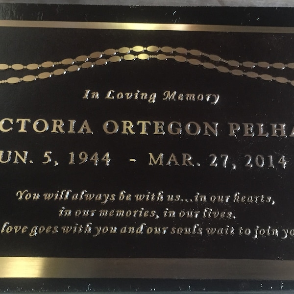 Bronze Flat Grave Marker Etsy