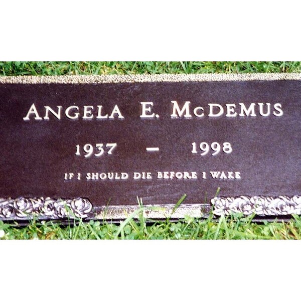 24x12 Bronze Grave Marker Etsy