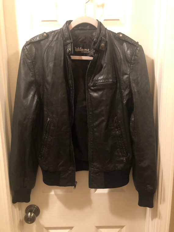 Wilsons Black Leather Jacket