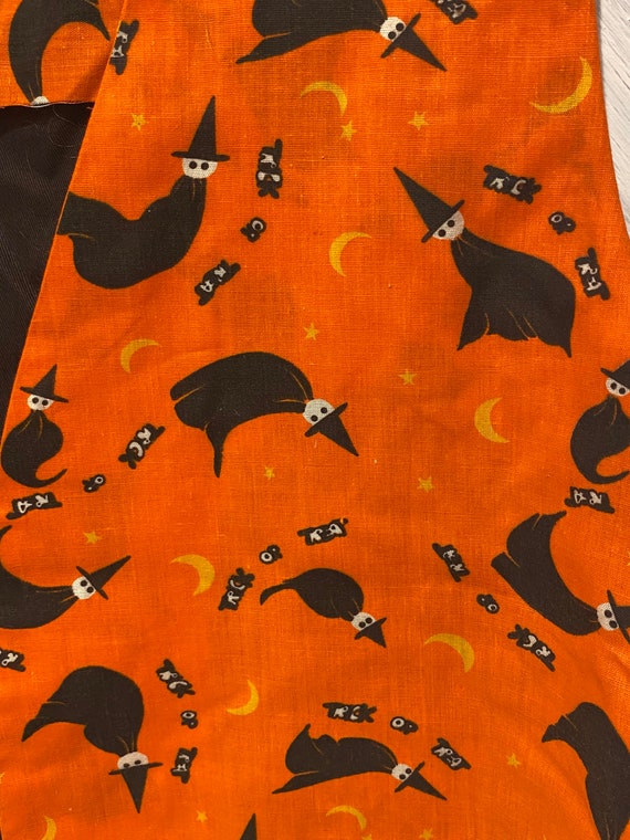 Vintage handmade Halloween witch trick or treat v… - image 4