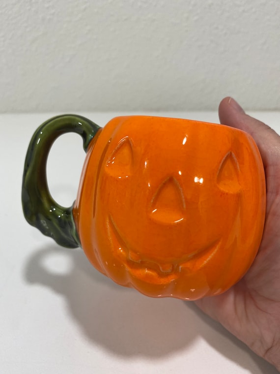 Vintage Halloween Jack O Lantern Coffee Tea Mug Etsy