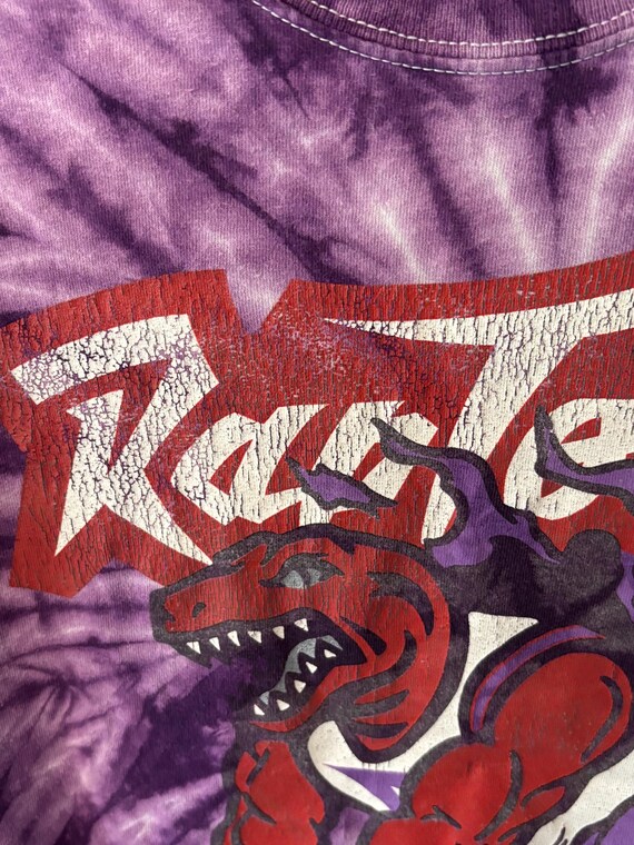 purple tie dye raptors shirt
