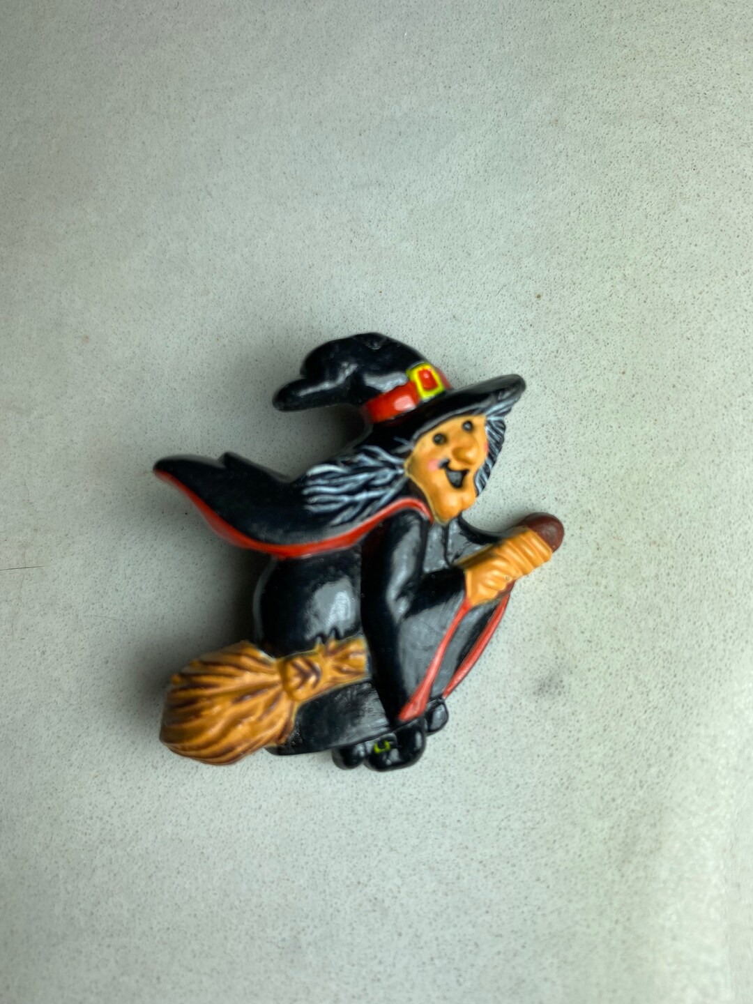 Vintage Halloween Witch Pin, Hallmark - Etsy