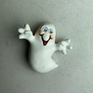 Vintage hallmark ghost google eyes Halloween pin