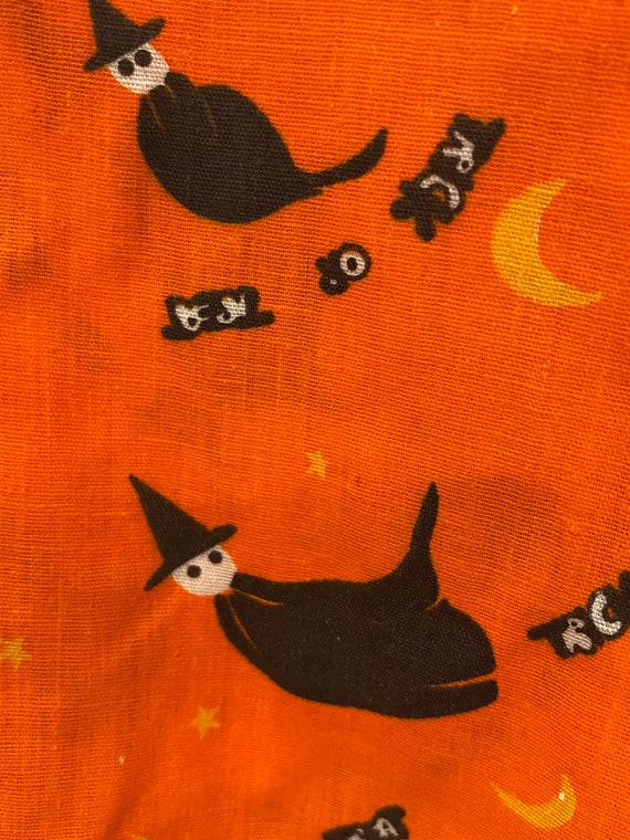 Vintage handmade Halloween witch trick or treat v… - image 2