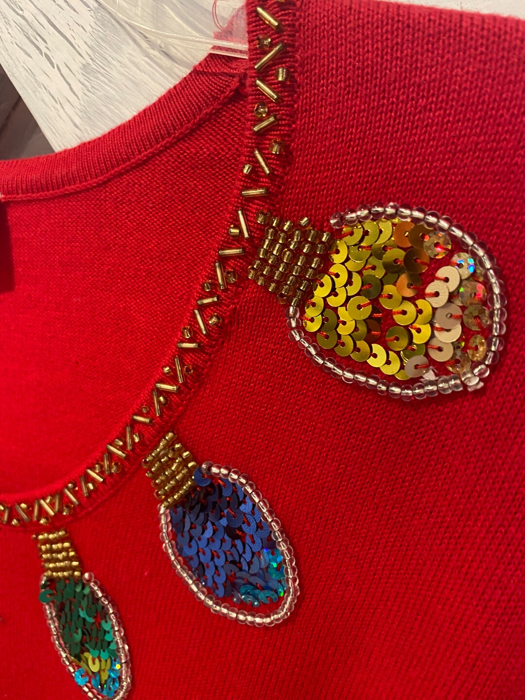 Christmas Lights Sweater 