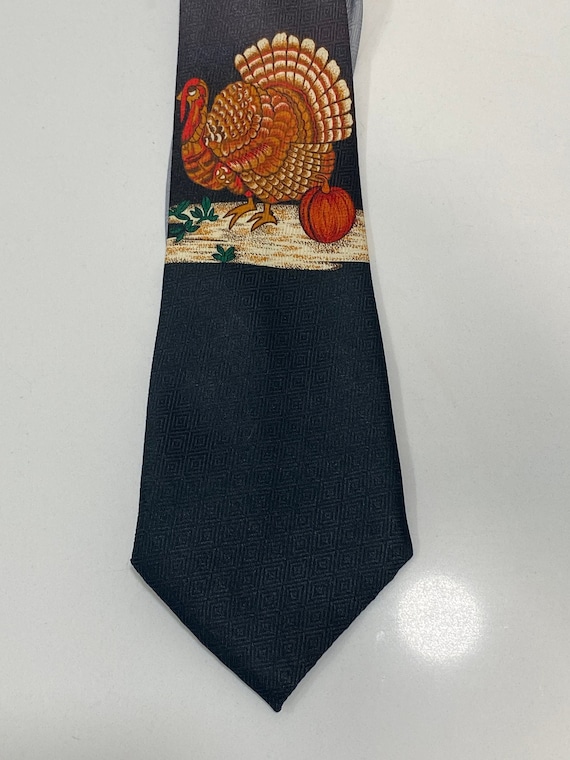 Vintage Thanksgiving Turkey tie