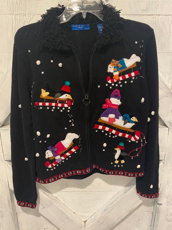 Vintage Christmas sweater Karen Scott