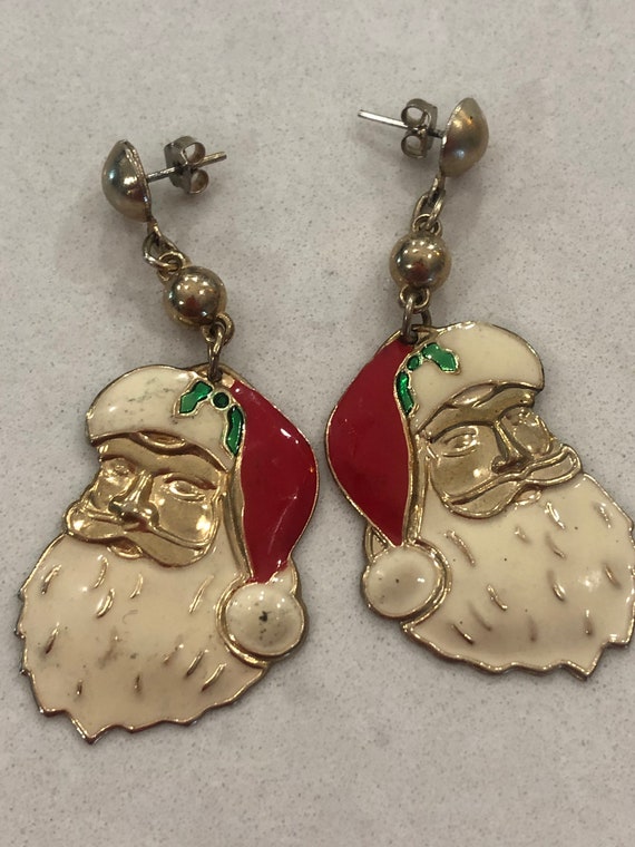 Santa Earrings - image 1