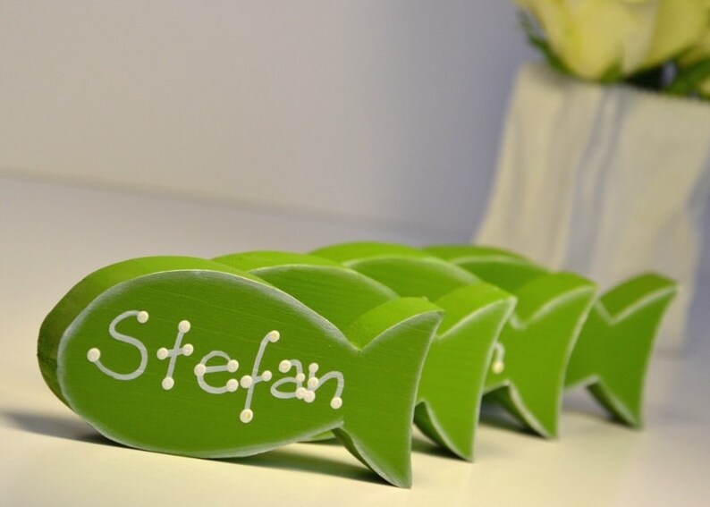 Table decoration set for confirmation,baptism, communion,fish, confirmation image 3