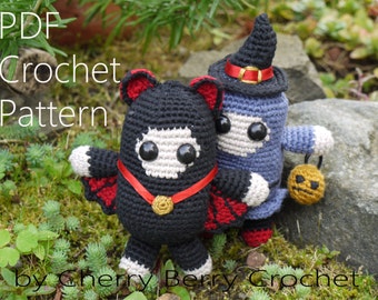 Halloween Spirits PDF crochet pattern toy