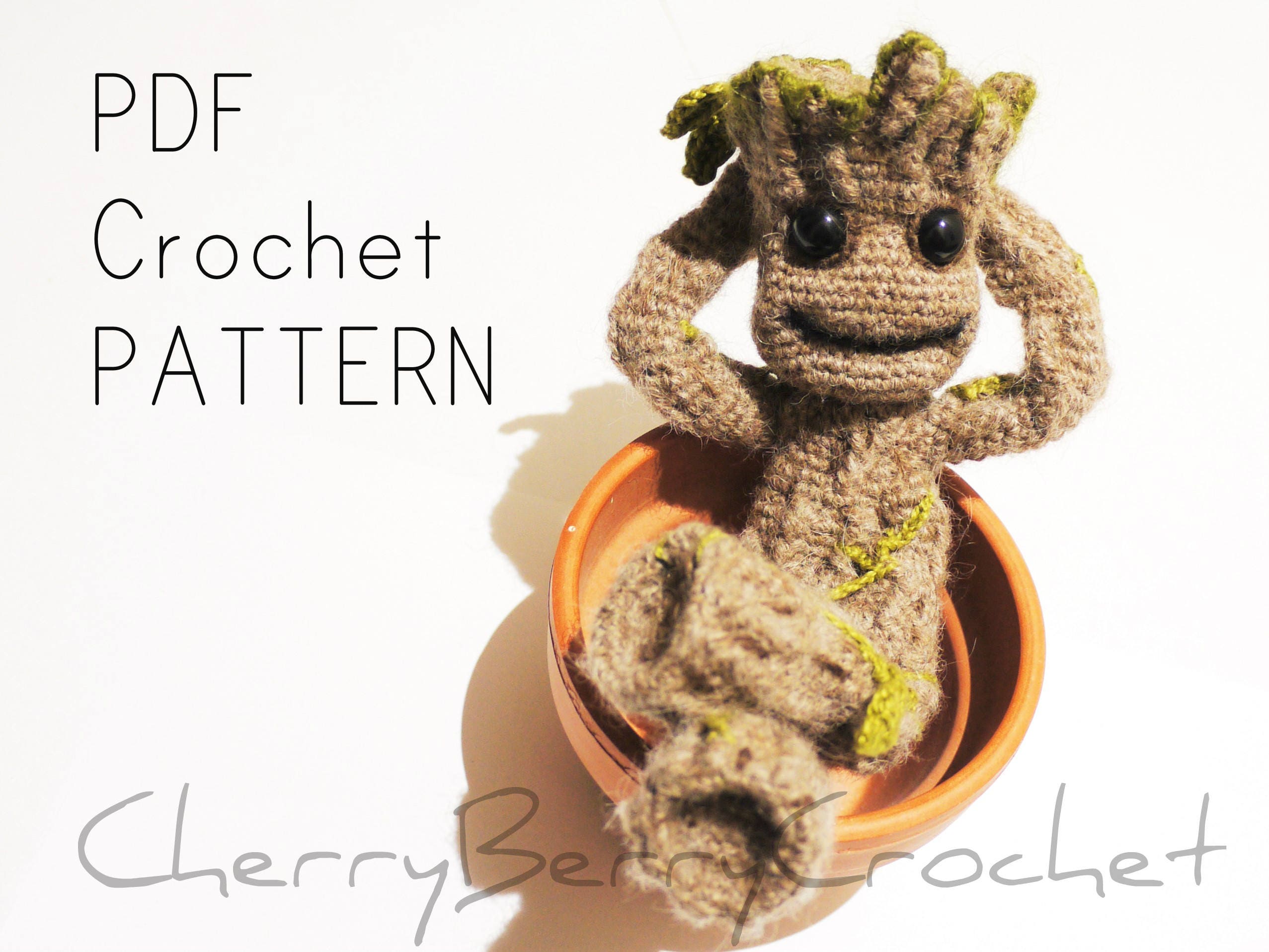 Printable Groot Pattern I Am Groot PDF Crochet Pattern - Etsy
