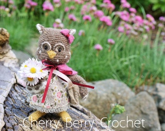 Owl Baby Girl PDF Crochet Pattern