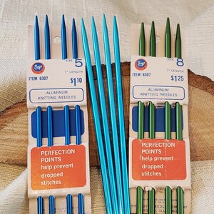 Wood Knitting Needles Bamboo Single Point Various Sizes Clover, Boye,  Jaeger Made in England Craft Ready 