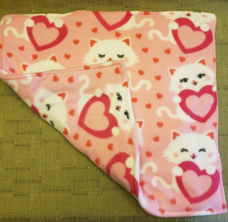 Fleece Cat Mat Kitty Blanket Catnip Toy Washable Etsy