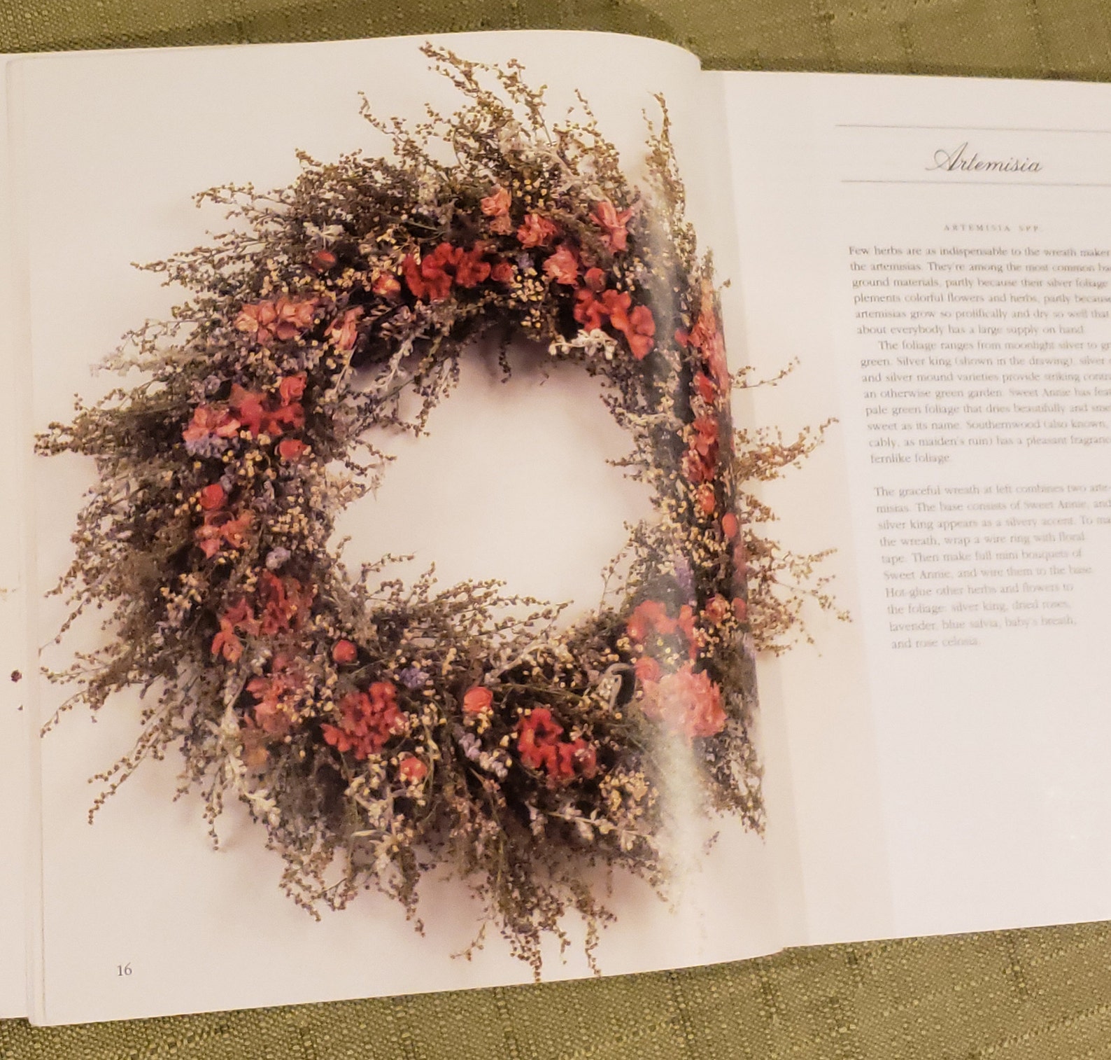 Vintage Herbal Wreaths Book By Carol Taylor With More Than 60 Etsy