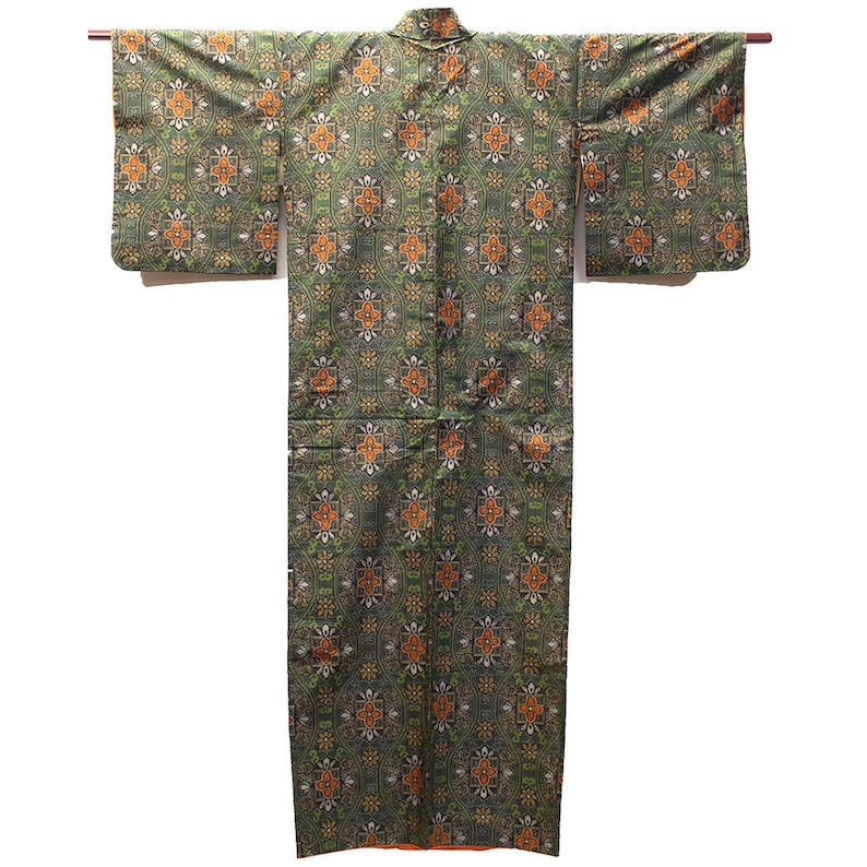 Oshima Style Womens Kimono
