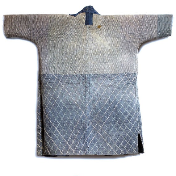 Japanese Fireman's Sashiko Under Kimono