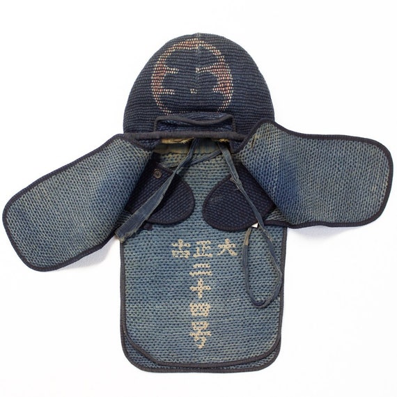 Japanese Sashiko Fireman's Hat