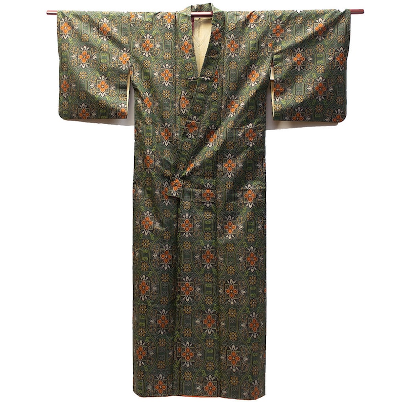 Oshima Style Womens Kimono