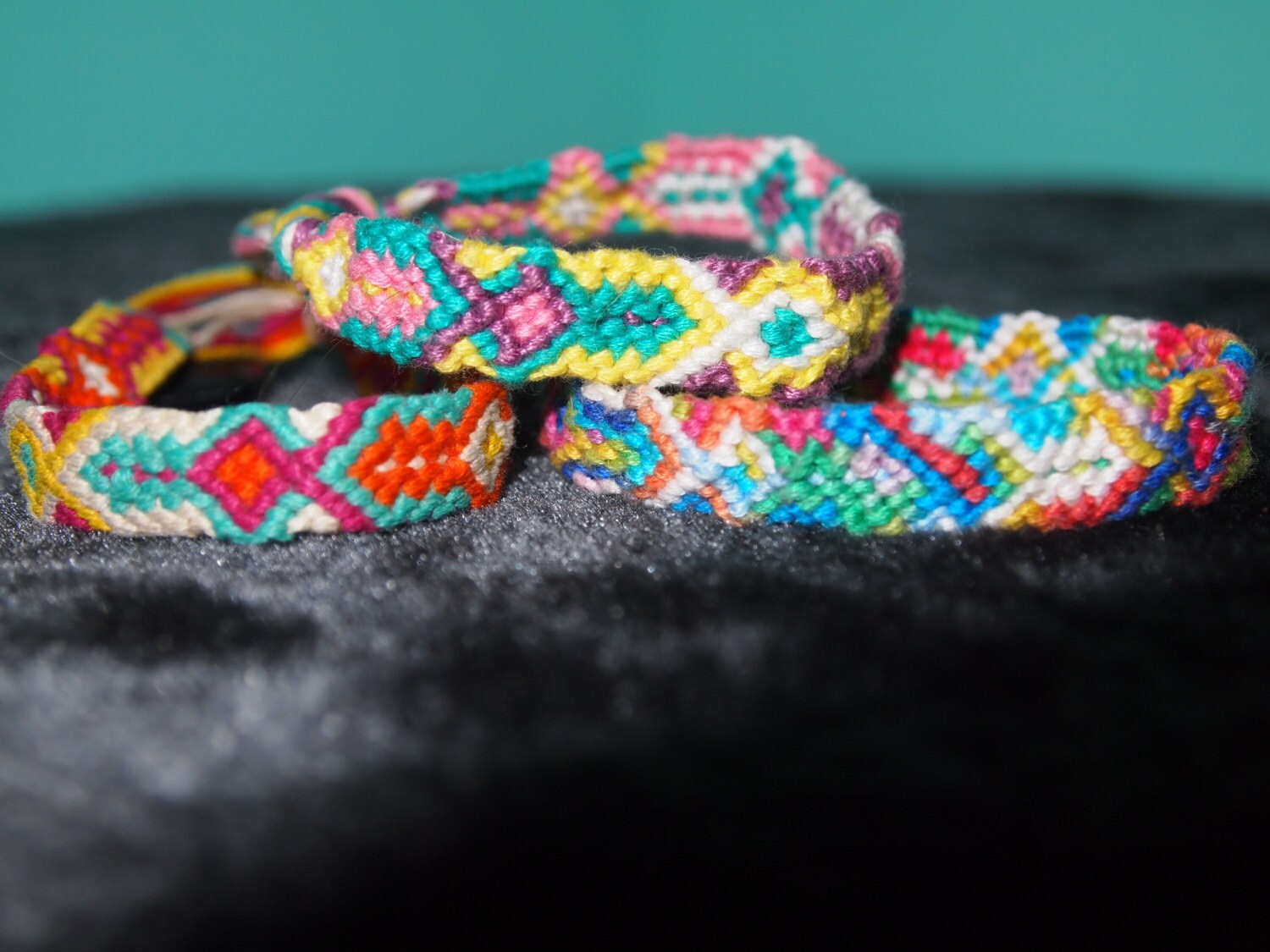 Key friendship bracelet Etsy