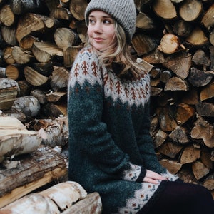 PDF PATTERN // Midhalda Icelandic Sweater Pattern