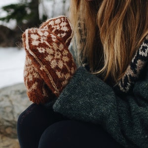 PDF PATTERN - Botany Mittens S / M / L sizes