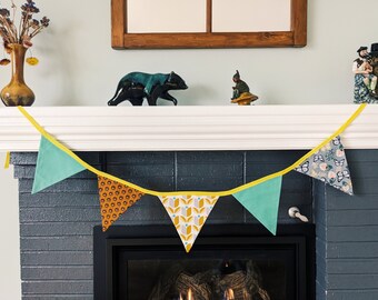 Festive handmade Cotton Bunting // Handmade